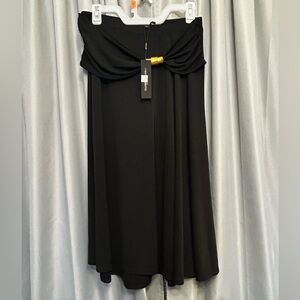 Black Donna Karen Paint the town skirt NWT goth career party